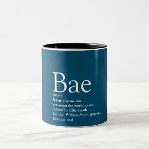 Bae Definition Freund Ehemann Zweifarbige Tasse