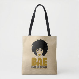 BAE: Schwarze und gebildete schwarze Frau Tasche