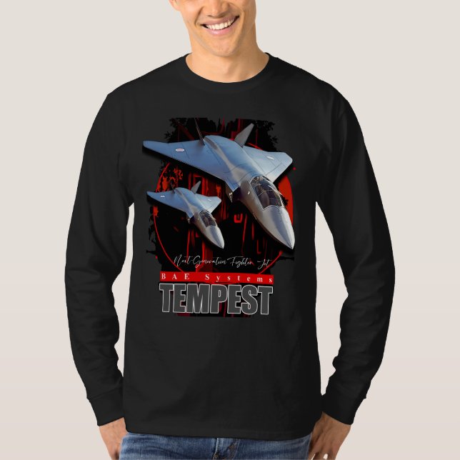 BAE Systems Tempest Next Generation Fighter Jet T-Shirt (Vorderseite)