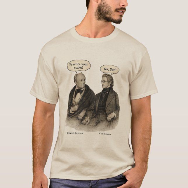 Baermann's Scale Secret: Dad's Eternal Lesson T-Shirt (Vorderseite)