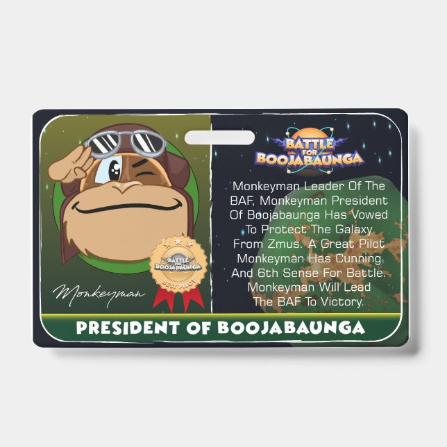 BAF MONKEYMAN AUSWEIS (Vorderseite)