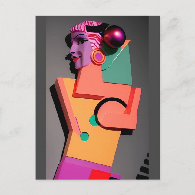 Baffia Ken Gage Surrealismus Postkarte (Vorderseite)