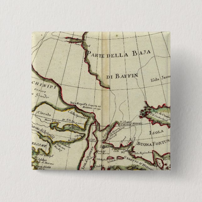 Baffin Bay Nordatlantik Button (Vorderseite)