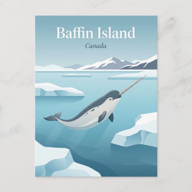 Baffin Island Kanada Postkarte (Vorderseite)