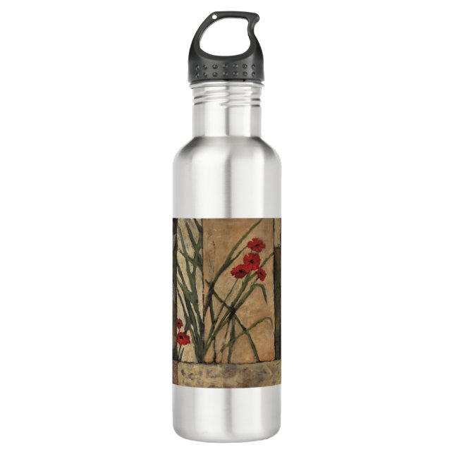 BAG39 Lilien 2.tif Edelstahlflasche (Vorderseite)