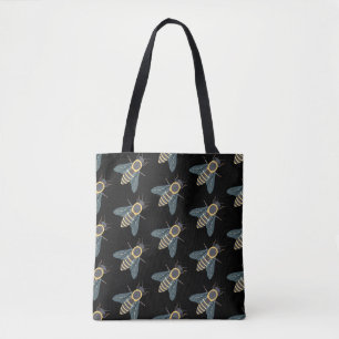 Bag Abeille (motif noir) - Tote