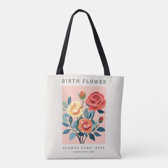 Bag Birth Month Rose Tote (Dos)