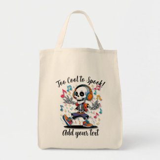Bag Breakdance Skeleton – Large Halloween Tote