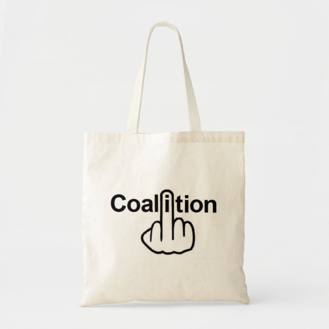 Bag Coalition Gedreht Tragetasche (Vorne)