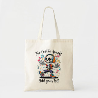 Bag Dancing Skeleton – Halloween Trick-or-Treat Tote