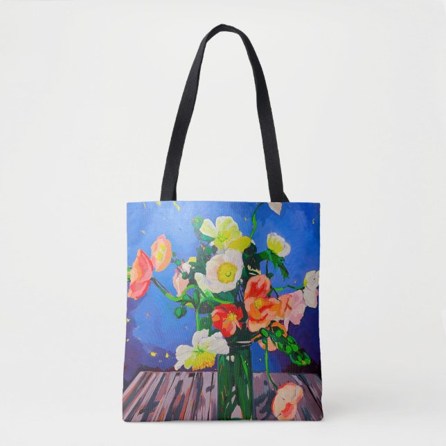 Bag Dual-sided tote Icelandic Poppies (Devant)