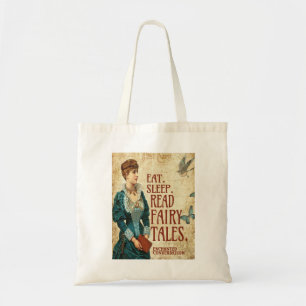 Bag EAT. SLEEP. READ FAIRY TALES Tote