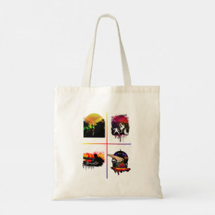 Bag Éléments de Hip Hop Tote de Budget MC DJ Breakdanc