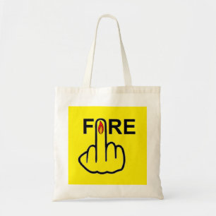Bag Fire Gedreht Tragetasche