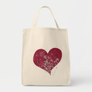 Bag Heart & Flowers Tote