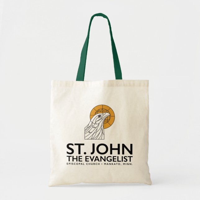 Bag Natural green tote  (Devant)