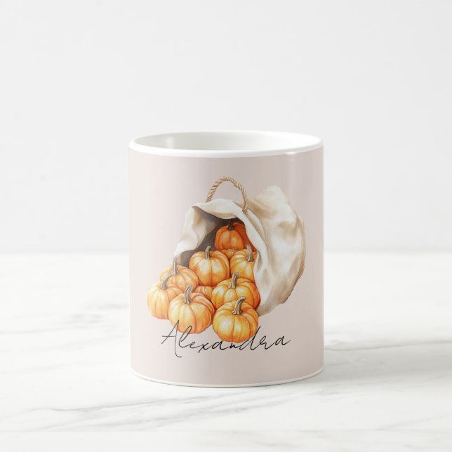 Bag of Pumpkins Kaffeetasse (Mittel)