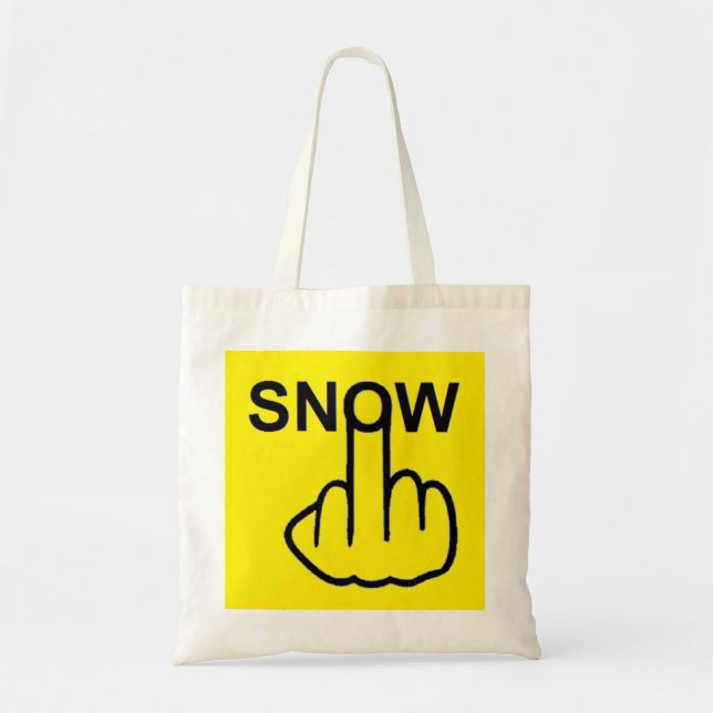 Bag Snow Gedreht Tragetasche (Vorne)