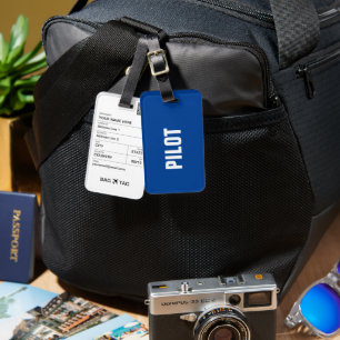 BAG TAG - PILOT GEPÄCKANHÄNGER