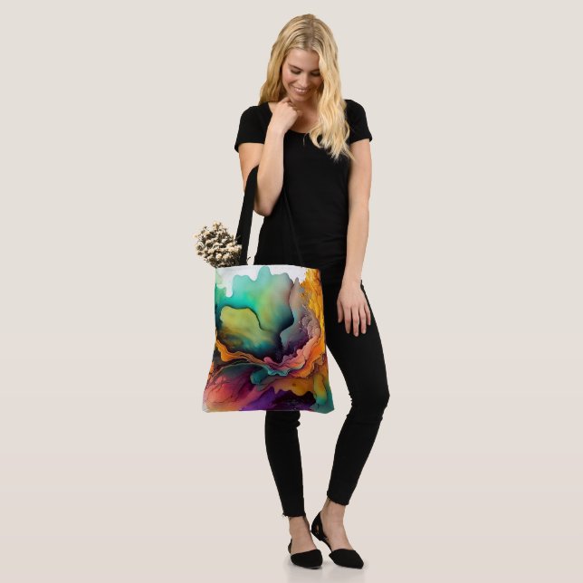 Bag Tote Abstrait (Sur le modèle)