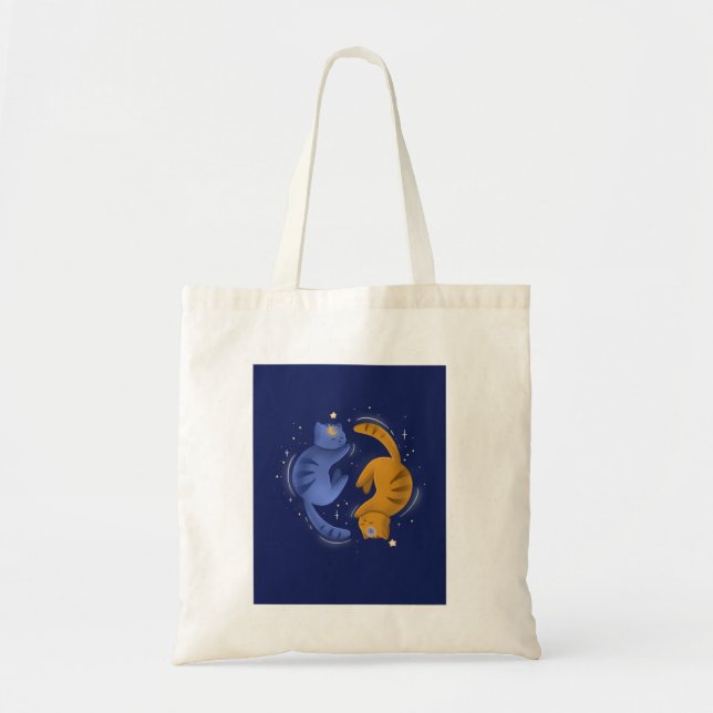 Bag Tote Celestial Cats (Devant)