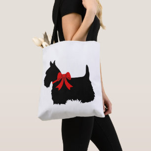 Bag Tote Terrier écossais noir, chien celtique, Highla
