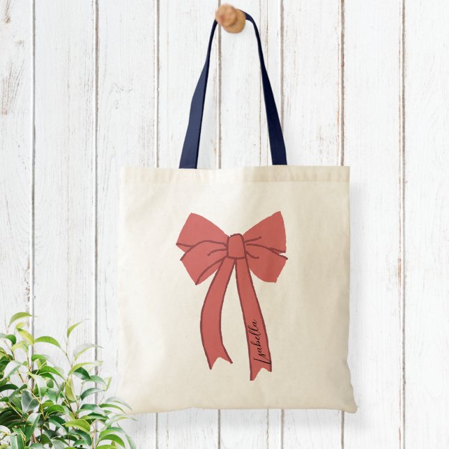 Bag wedding bow cute Modern Tragetasche (Von Creator hochgeladen)