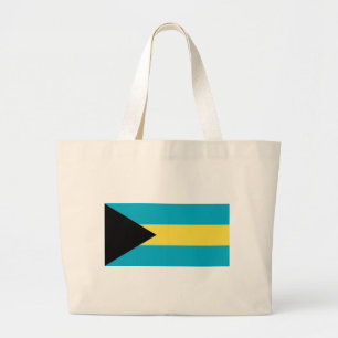 Bag with Flag of Bahamas Jumbo Stoffbeutel