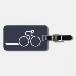Bagage Cyclistes adresse graphique à vélo étiquette bagag