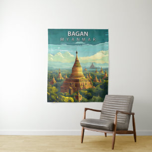 Bagan, Myanmar: Ein zeitloser Teppich Wandteppich