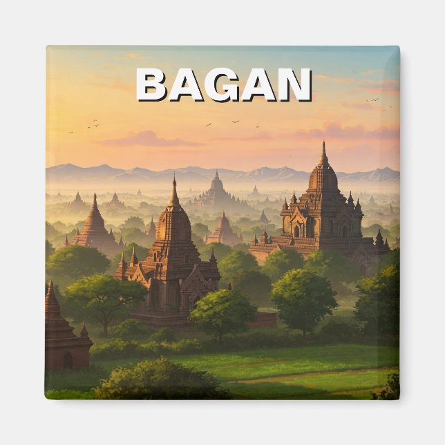 Bagan Myanmar Travel Magnet (Vorne)
