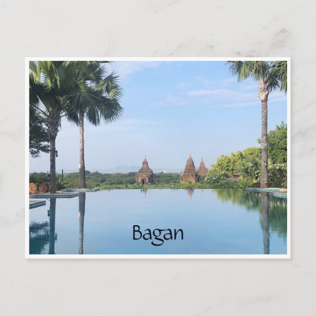 Bagan-Tempel Postkarte (Vorderseite)