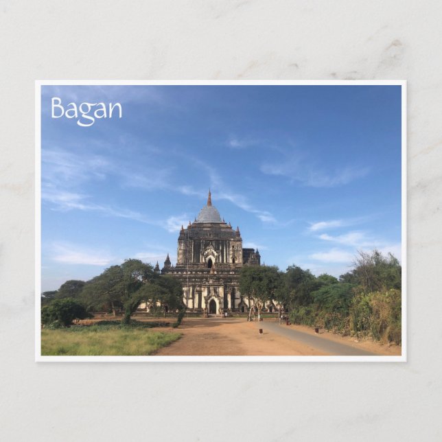 Bagan-Tempel Postkarte (Vorderseite)