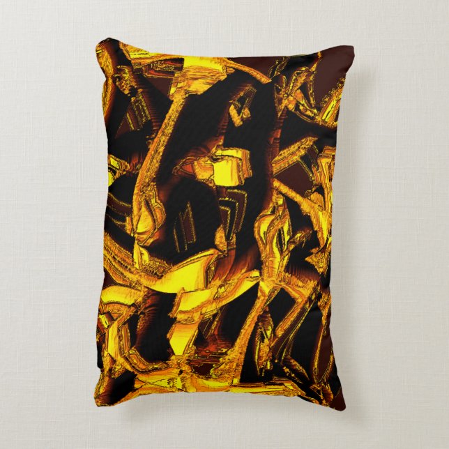 Bagasse oder getrocknete Mandarine Dekokissen (Rückseite(Vertikal))