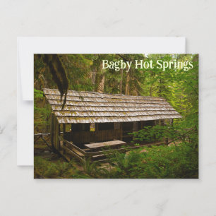 Bagby Hot Springs Mt Hood National Forest Oregon Postkarte