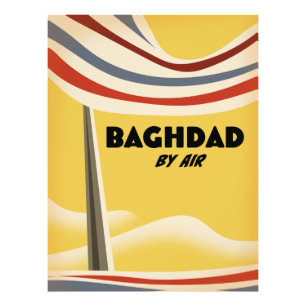 Bagdad auf dem Luftweg Fotodruck
