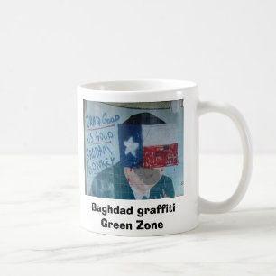 Bagdad-Graffiti grüne Zone Kaffeetasse