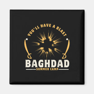 Bagdad Summer Camp Usa Veterans Irakkrieg Militär Magnet