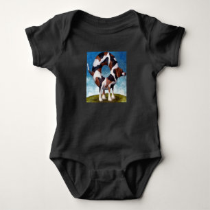 Bagel-Beagle-Mischmedien Baby Strampler