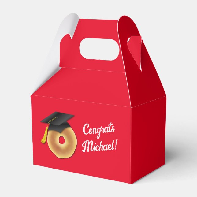 Bagel Breakfast Brunch Graduation Party Geschenkschachtel (Vorderseite)