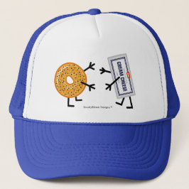 Bagel & Creme Cheese - Funny Feinschmecker Friends Truckerkappe