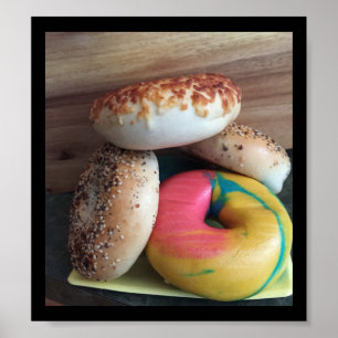 Bagel-Foto Poster