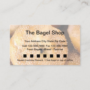 Bagel-Geschäft und Bäckerei Treuekarte