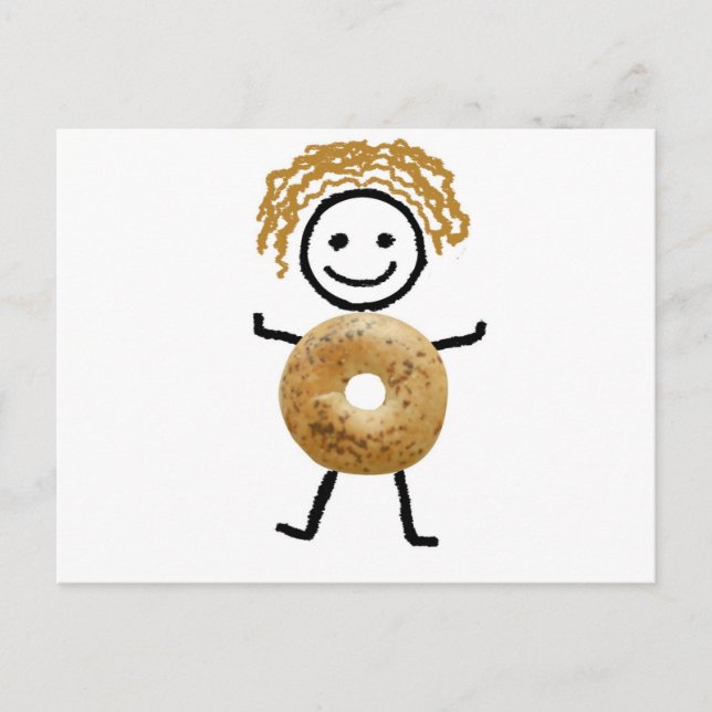 Bagel Kid Postkarte (Vorderseite)