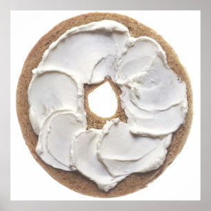Bagel mit Cremekäse Poster