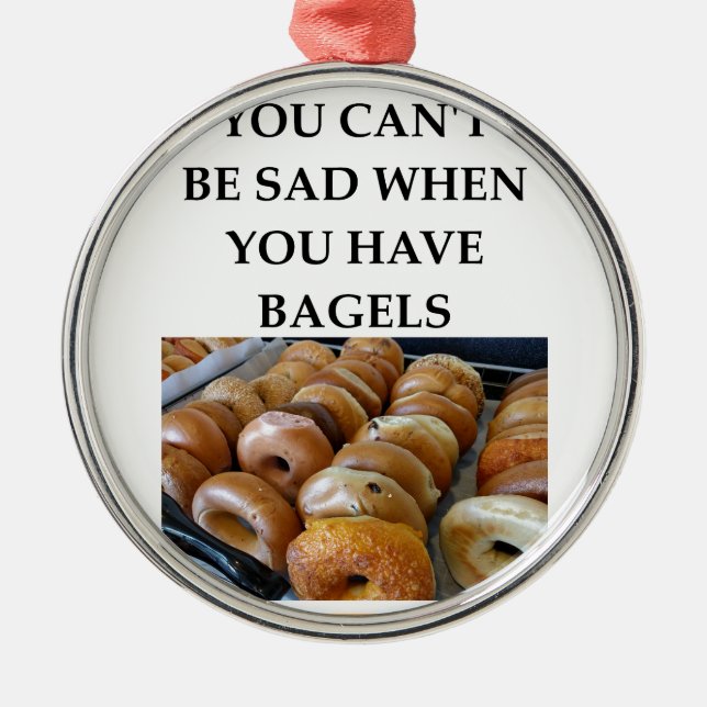 BAGEL ORNAMENT AUS METALL (Vorne)