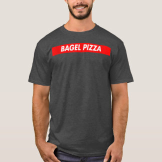 Bagel Pizza Red Box Logo Funny T - Shirts Copy