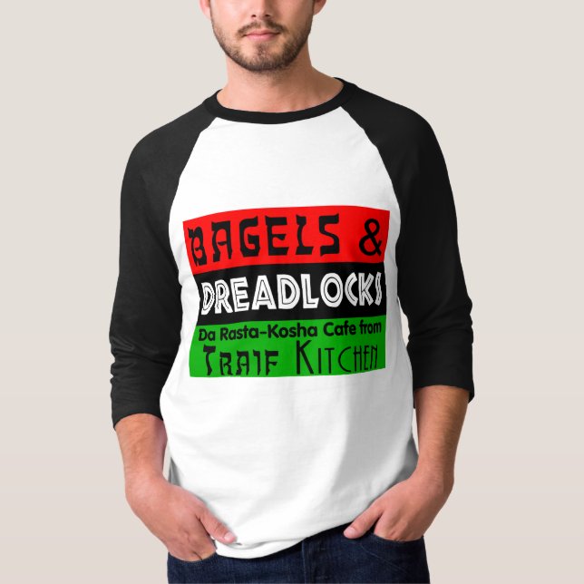 Bagel u. Dreadlocks T-Shirt (Vorderseite)