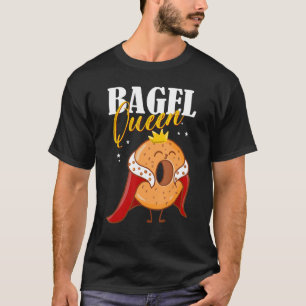 Bagels Food T-Shirt Bagel Queen