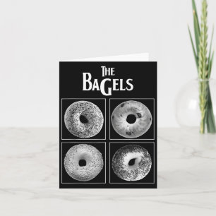 Bagels Funny Bagel Feinschmecker Lover Bäckerei F Karte